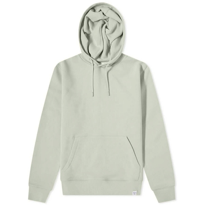 Photo: Norse Projects Men's Vagn Classic Popover Hoody in Sunwashed Green