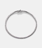 Roxanne First 14kt white gold tennis bracelet with sapphires