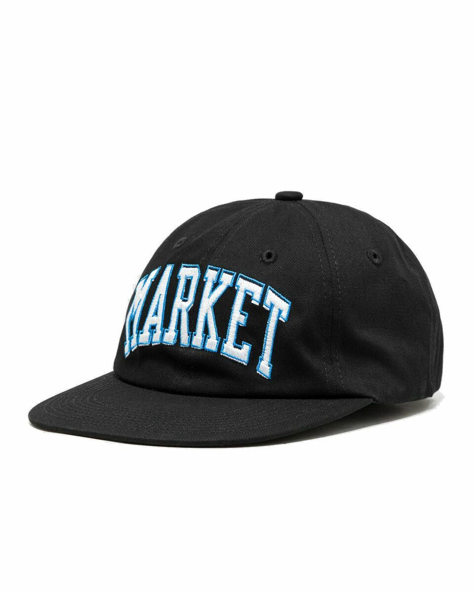 Photo: Market Offset Arc 6 Panel Hat Black - Mens - Caps
