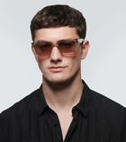 Saint Laurent SL 615 rectangular sunglasses