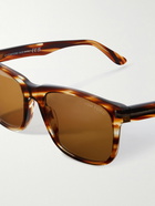 TOM FORD - Stephenson D-Frame Tortoiseshell Acetate Sunglasses