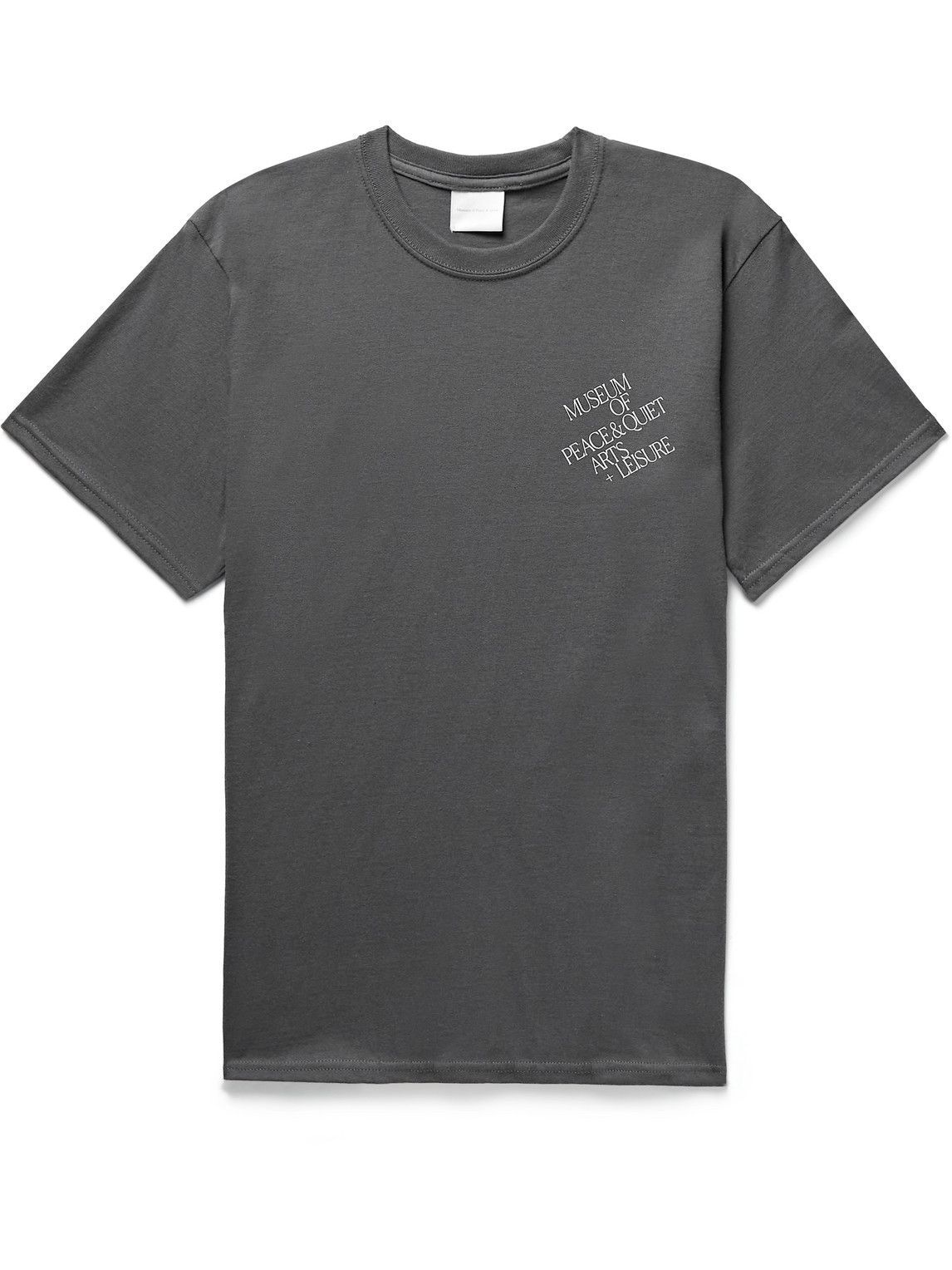 Museum Of Peace & Quiet - Arts Leisure Logo-Print Cotton-Jersey T-Shirt ...