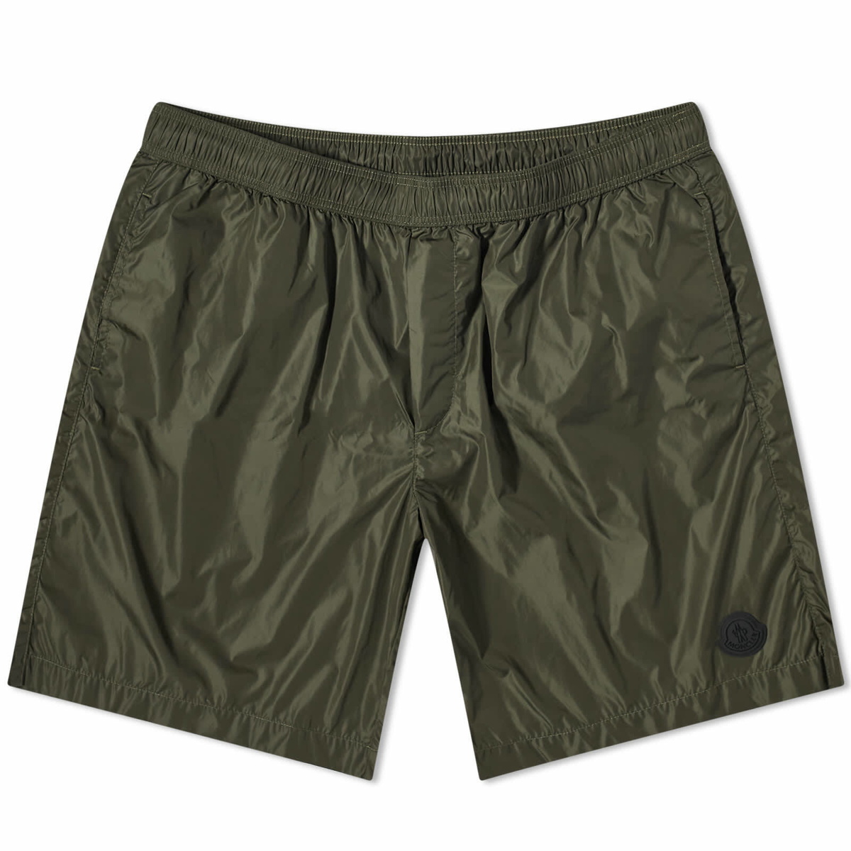 Moncler khaki swim best sale shorts