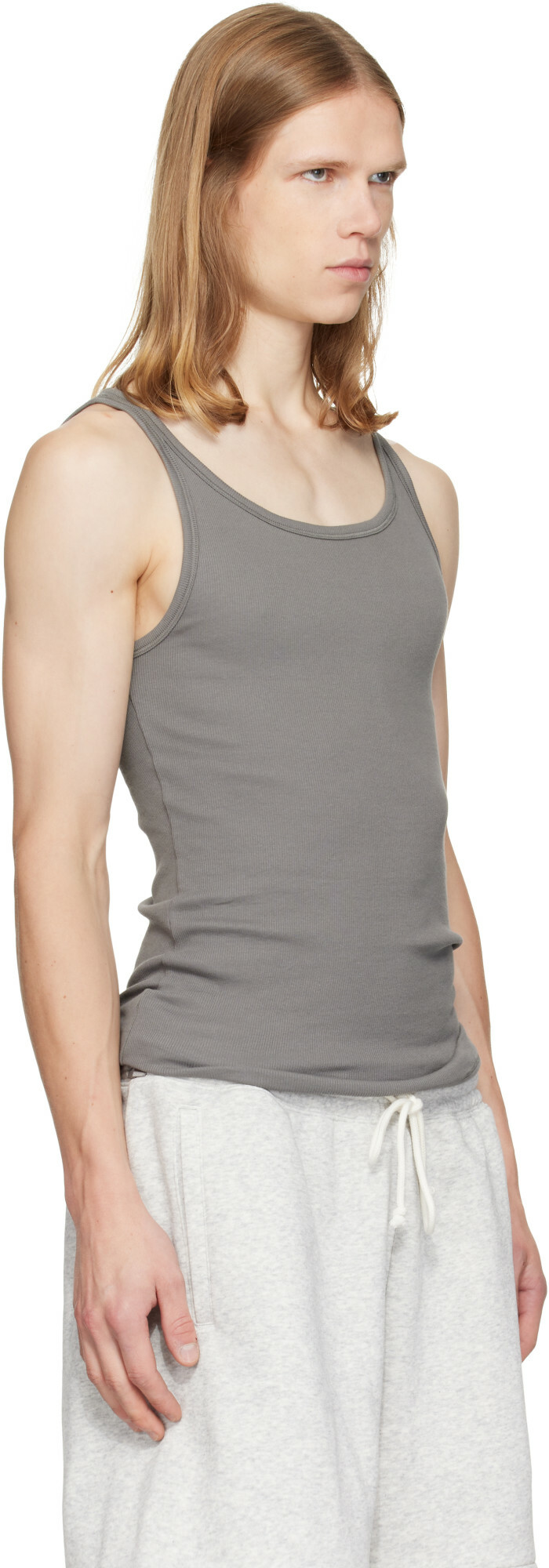 SKIMS Three-Pack Multicolor SKIMS Cotton Rib Tank Tops
