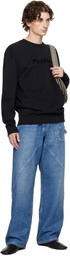 JW Anderson Black Logo Embroidery Sweatshirt