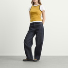 Damson Madder Women's Manon Layered T-Shirt in Yellow