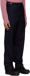 Kiko Kostadinov Navy Haidu Trousers