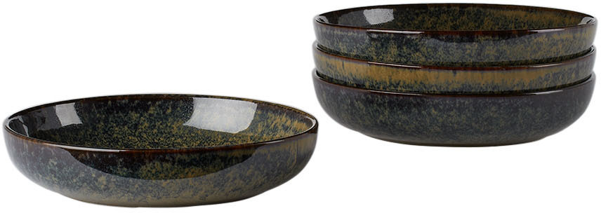 Serax Navy Sergio Herman Edition Surface Medium Deep Plate Set