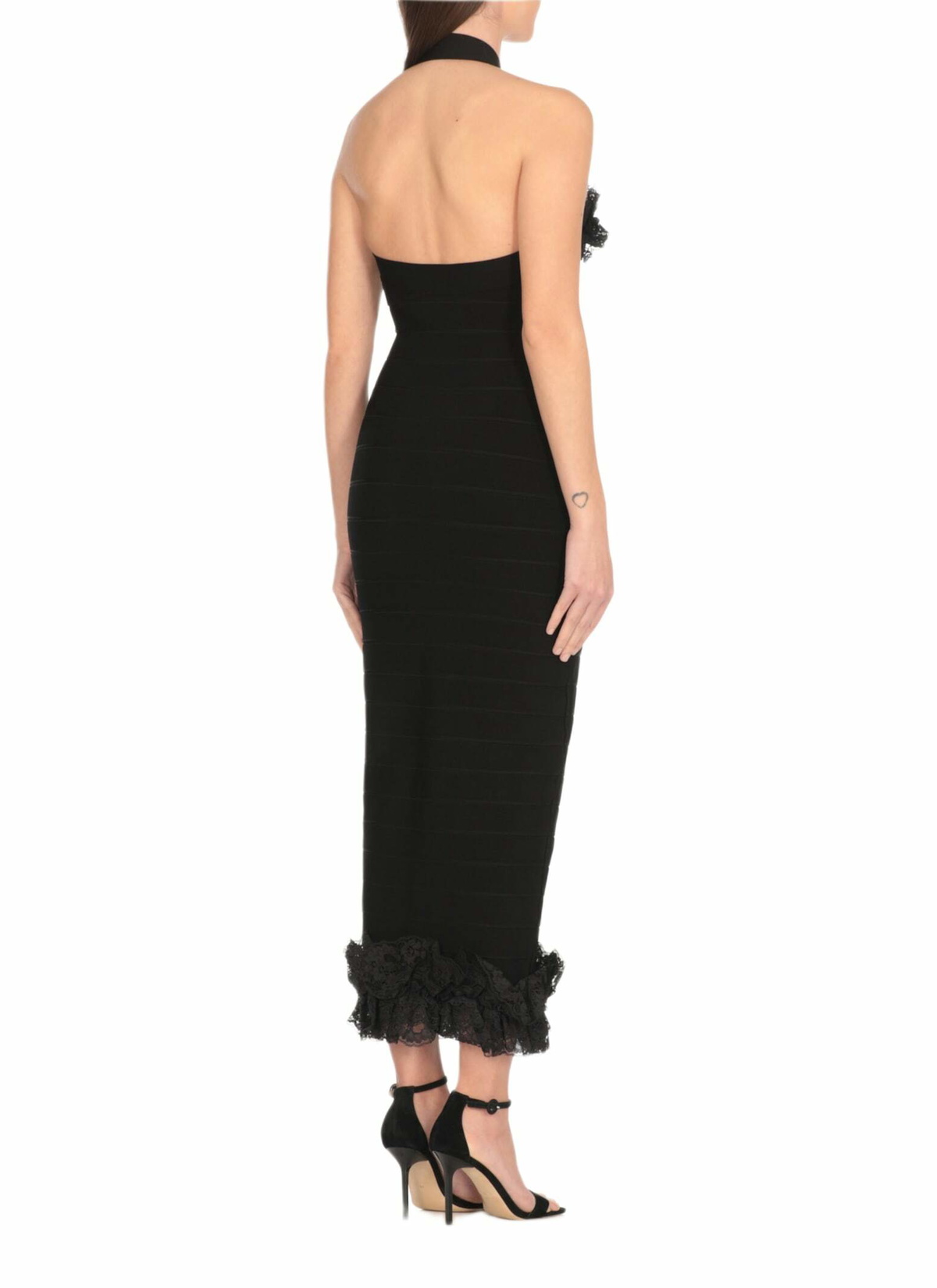 stunning midi dress Black Off The Shoulder Midi Dress