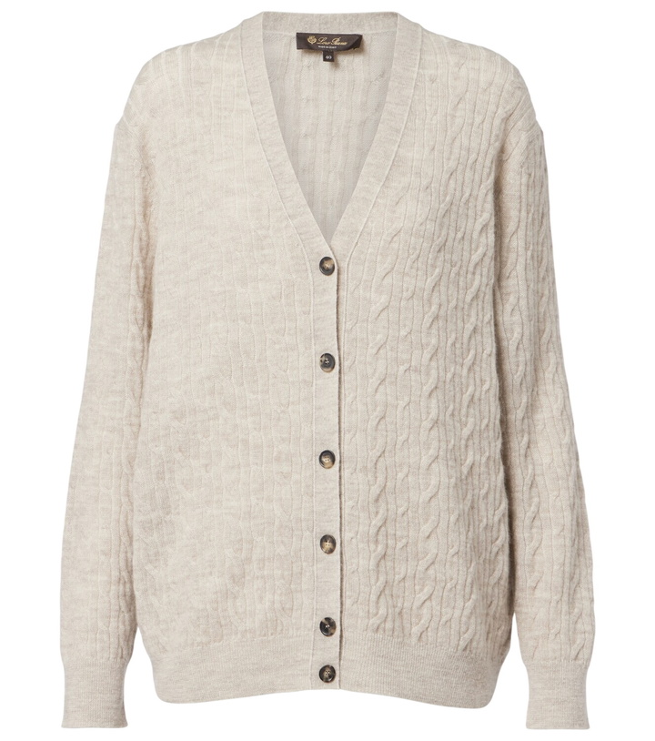 Photo: Loro Piana Walnut wool, cashmere, and silk cardigan