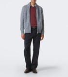Fedeli Alpaca and wool cardigan