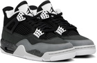 Nike Jordan Black & Gray Air Jordan 4 Sneakers