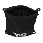 Y-3 Black Mini Gym Backpack