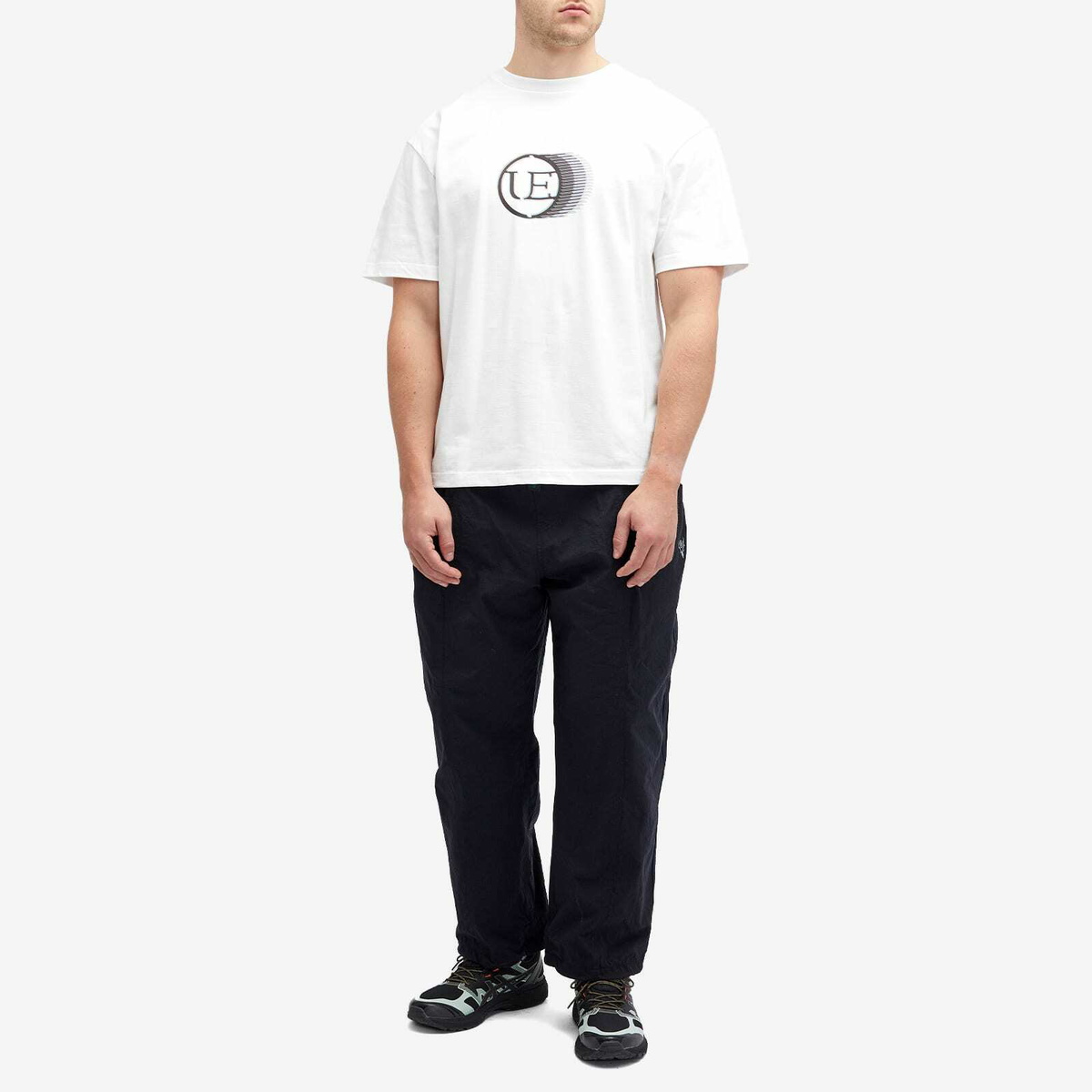 Uniform Experiment Men's Moire UE T-Shirt in White
