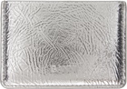 GANNI Silver Metallic Bou Card Holder