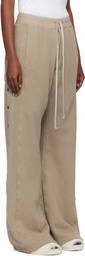 Rick Owens DRKSHDW Taupe Concordians Pusher Sweatpants