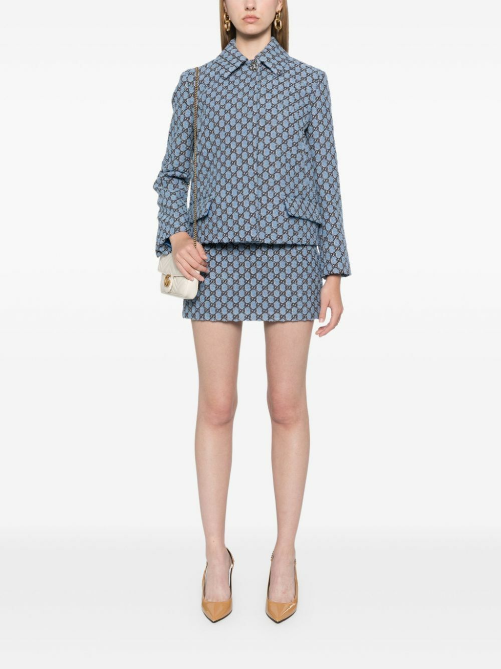 Gucci GG Shadow Mini Skirt Gucci