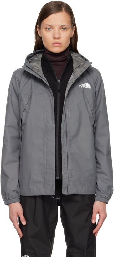Photo: The North Face Gray Antora Rain Jacket