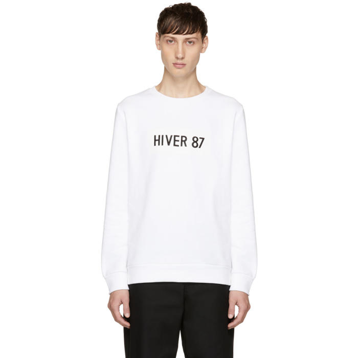 Photo: A.P.C. White Hiver 87 Sweatshirt