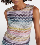 Missoni Zigzag metallic minidress