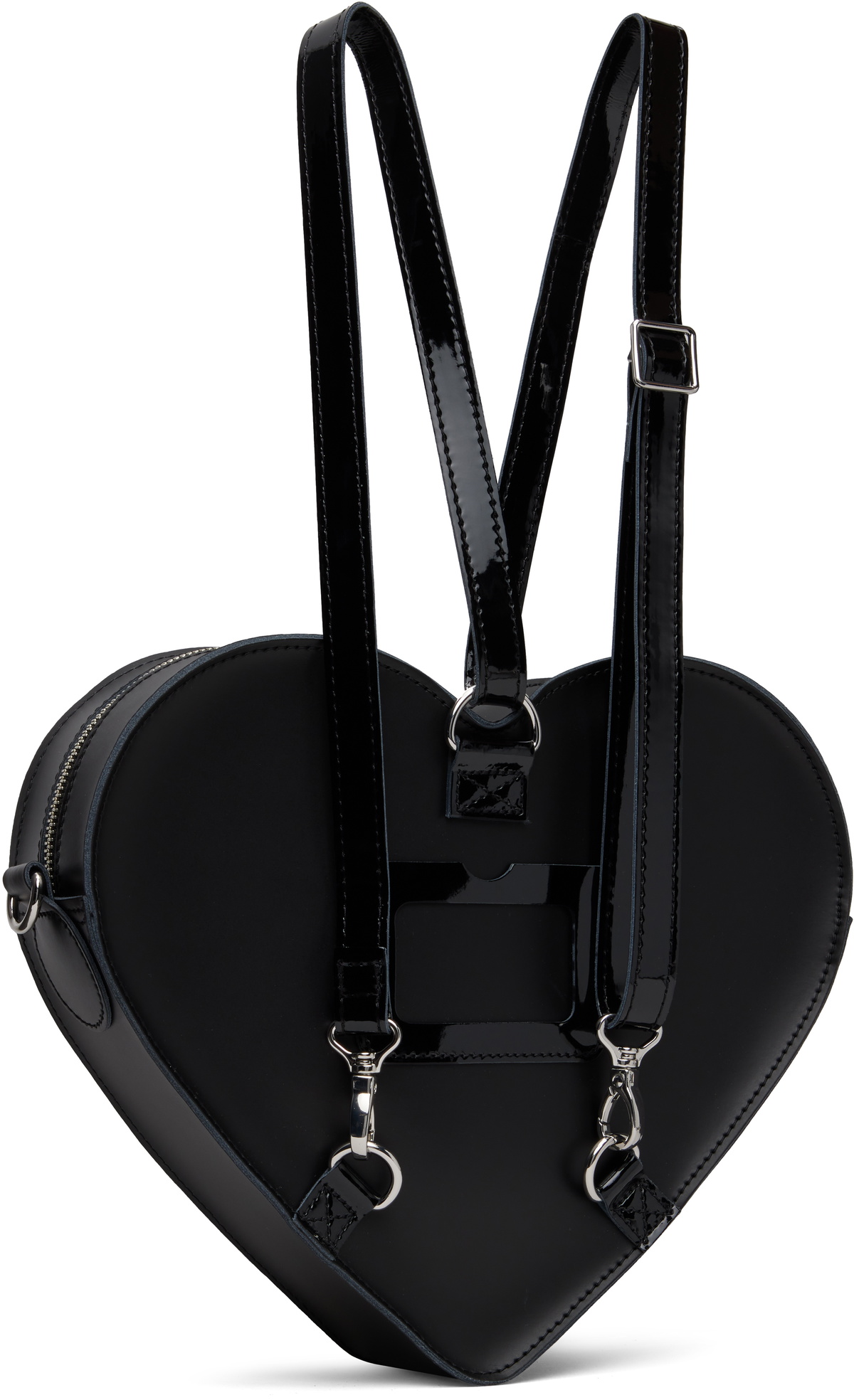 Dr. Martens Black Heart Shaped Leather Backpack