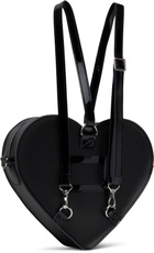 Dr. Martens Black Heart Shaped Leather Backpack