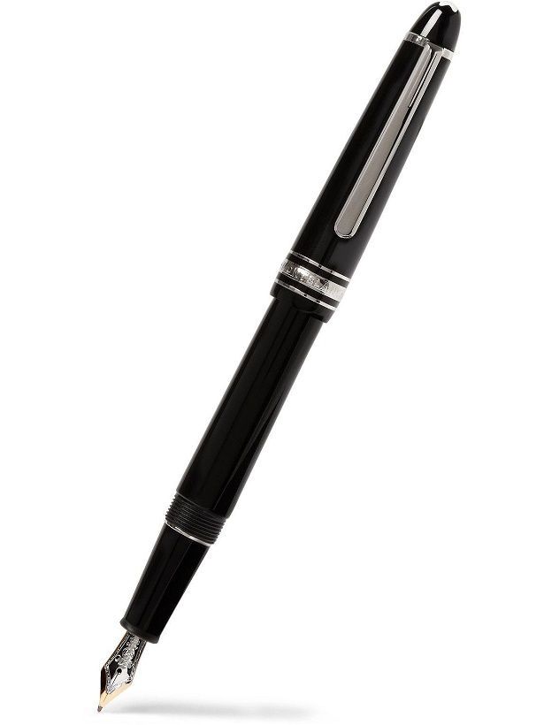 Photo: Montblanc - Meisterstück LeGrand Traveller Resin and Gold- and Platinum-Plated Fountain Pen