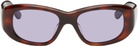 THISTLES Brown 'The Al' Sunglasses