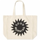 Good Morning Tapes Men's All Welcome Gardn Tote Bag in Natural