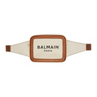 Balmain Beige B-Army 20 Bum Bag