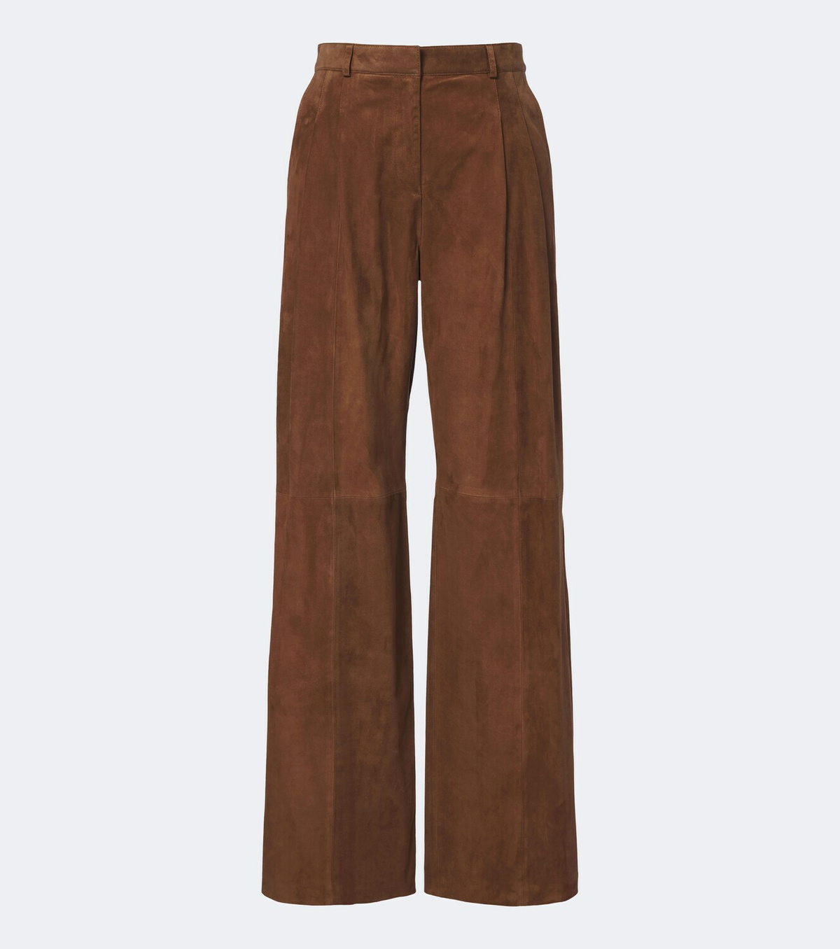Arma Dena pleated suede wide-leg pants