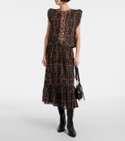 Marant Etoile Cerza embroidered embellished cotton cardigan