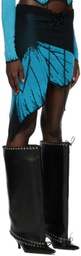 1XBLUE SSENSE Exclusive Blue Butterfly Miniskirt