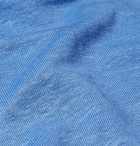 Massimo Alba - Slub Linen Polo Shirt - Azure