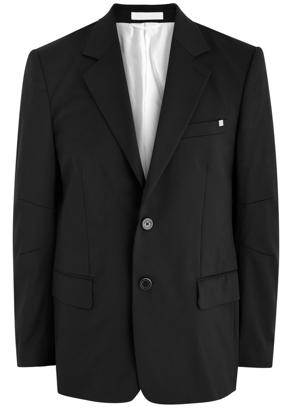 Photo: Helmut Lang Wool Blazer Black