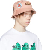 Brain Dead Pink Metal Bucket Hat