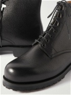 J.M. Weston - Full-Grain Leather Lace-Up Boots - Black