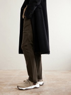 Berluti - Shadow Leather-Trimmed Stretch-Knit Sneakers - Neutrals