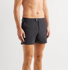 TOM FORD - Slim-Fit Mid-Length Swim Shorts - Black