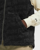Fucking Awesome Stamp Denim Vest Black Vests