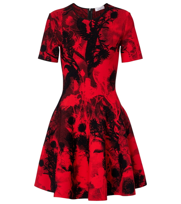 Photo: McQueen Jacquard minidress