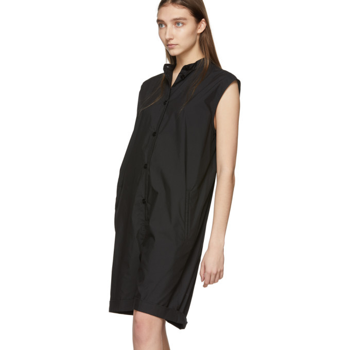 国内発送/送料関税込【Mm6 Maison Margiela】Black jampsuit Maison Margiela MM6 Paris. Black Viscose Blend Cowl Neck