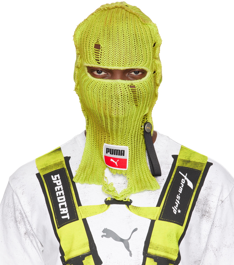 PUMA Green A$AP Rocky Edition Distressed Balaclava Puma