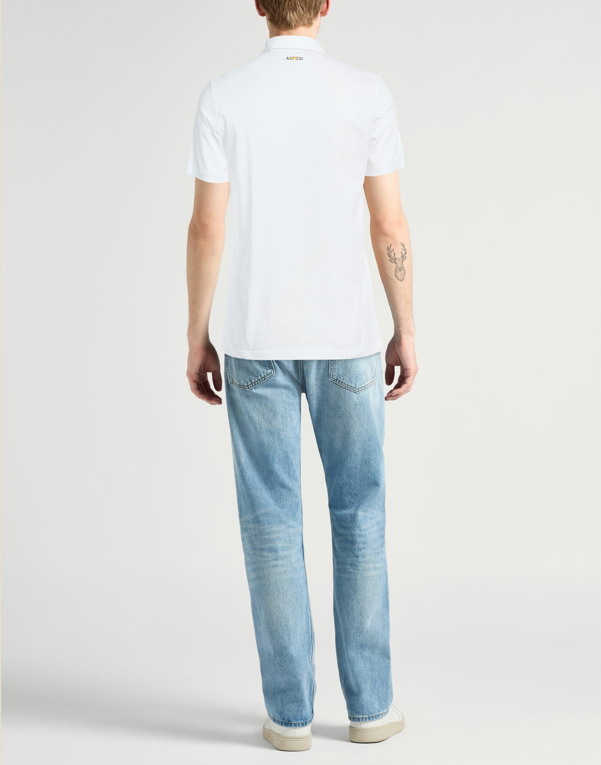 Aspesi Mens Polo shirt in White