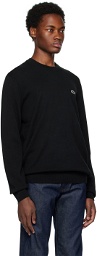 Lacoste Black Crewneck Sweater