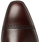 George Cleverley - Charles Cap-Toe Full-Grain Leather Oxford Shoes - Dark brown