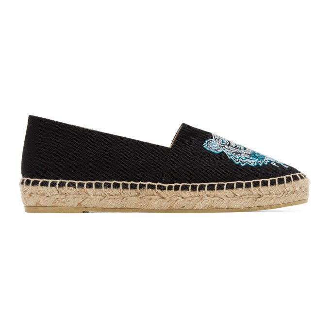 Kenzo Black Classic Tiger Espadrilles Kenzo display picture 1