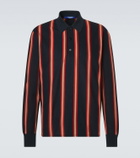 Junya Watanabe Striped wool polo shirt
