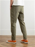 Folk - Assembly Tapered Cotton-Canvas Trousers - Green