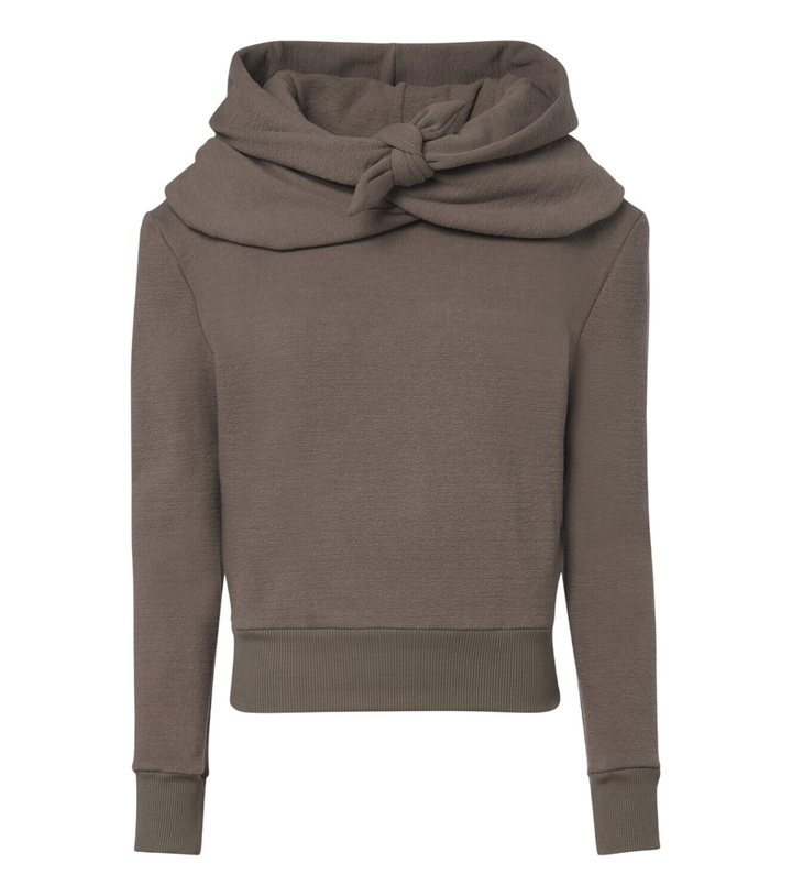 Photo: Magda Butrym Cotton-blend jersey hoodie